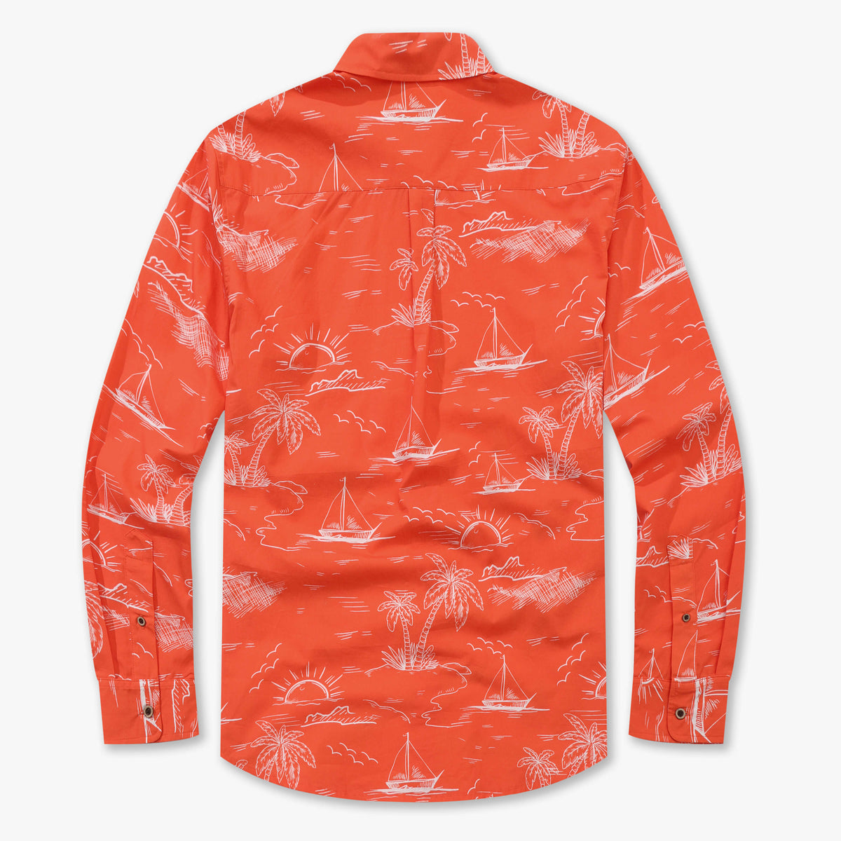Langarmshirt „Kokosnussbaum-Sonnenuntergang“ 