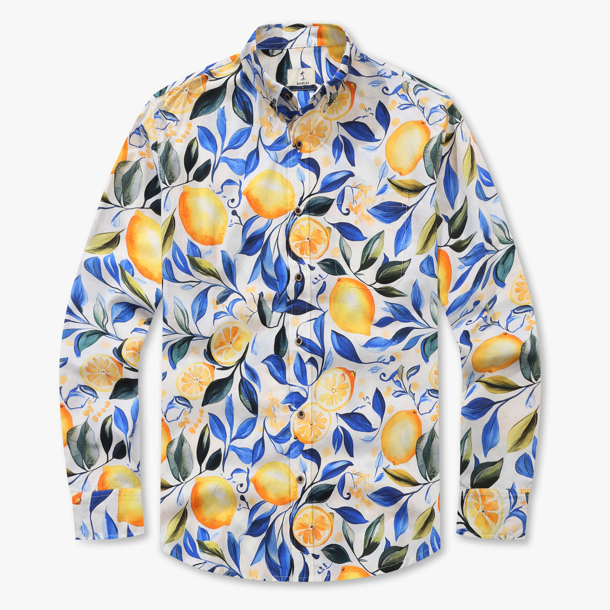 Amalfi Lemons Long Sleeve Shirt