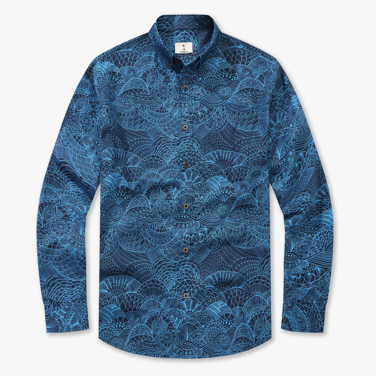 Abstract Lines Long Sleeve Shirt