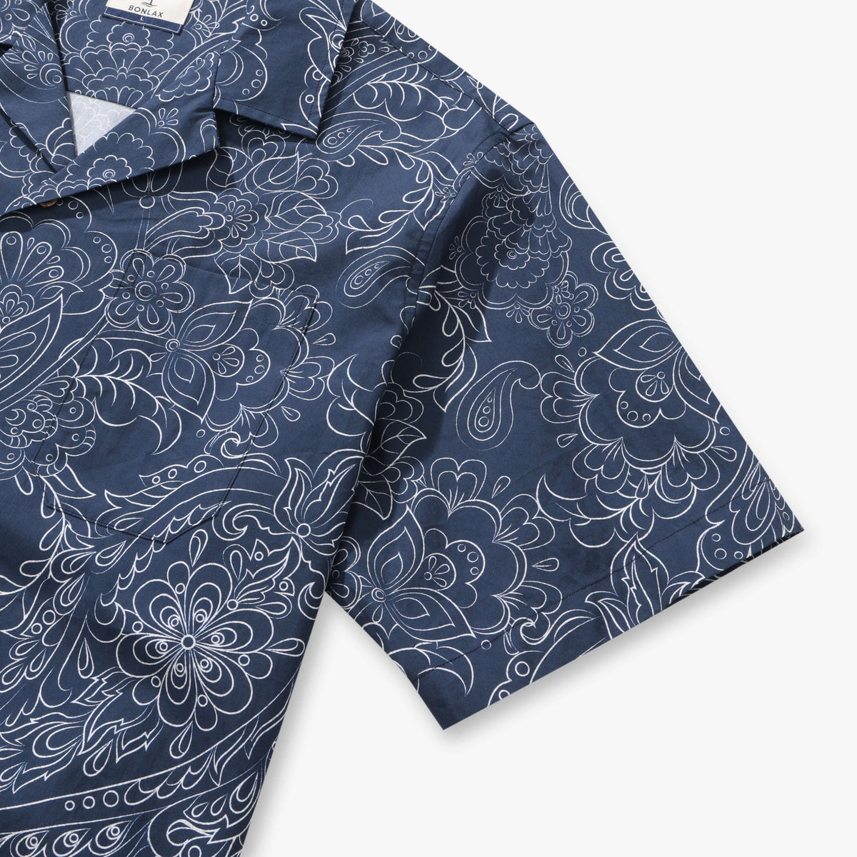 Cocoa Paisley Vintage Camp Shirt