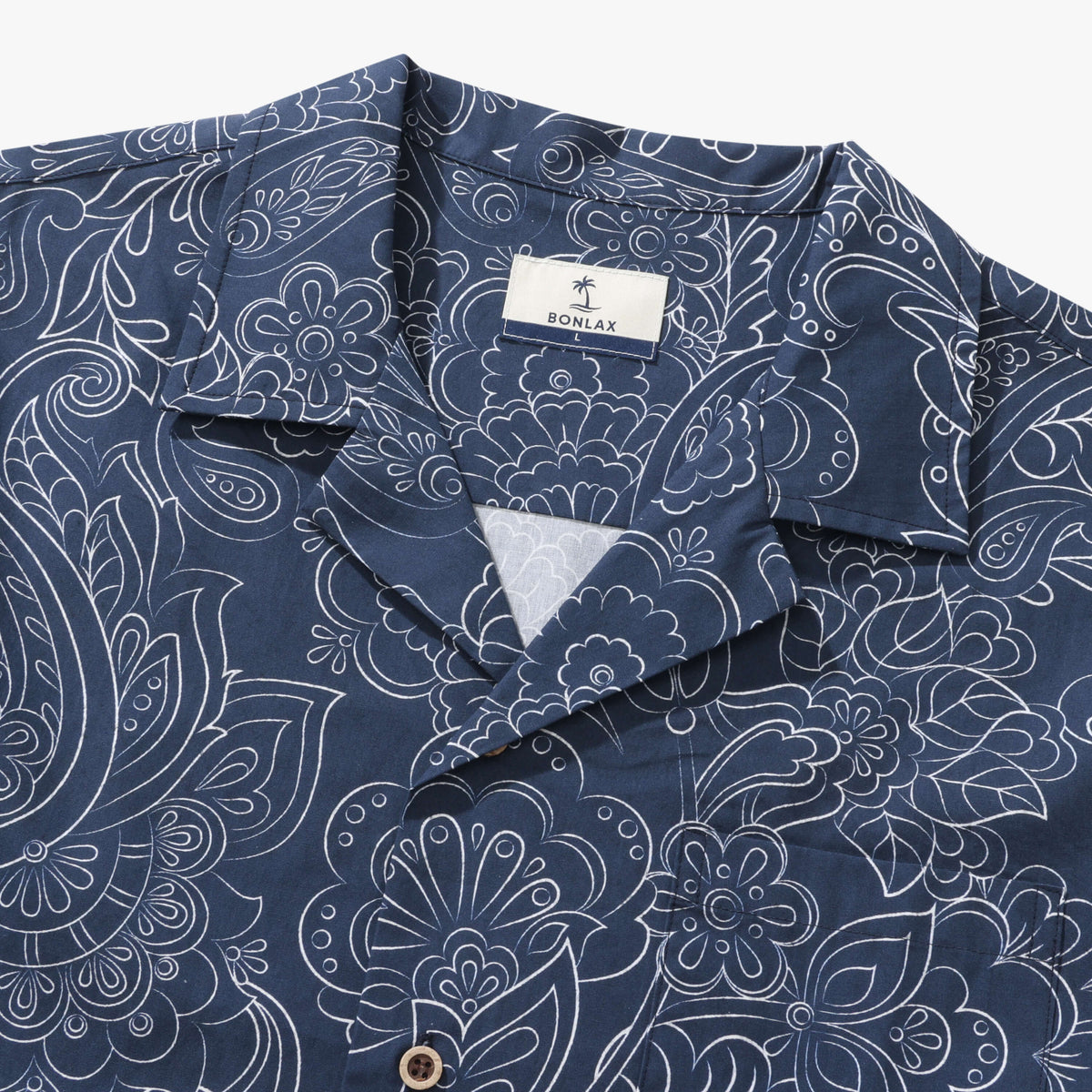 Cocoa Paisley Vintage Camp Shirt