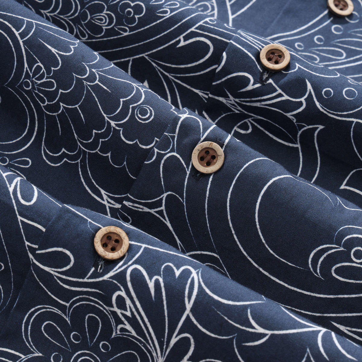 Cocoa Paisley Vintage Camp Shirt