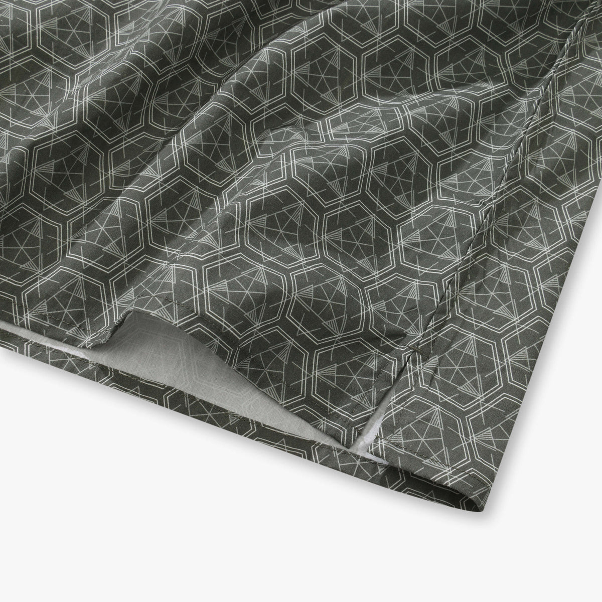 Basic Geometric Camp Shirt