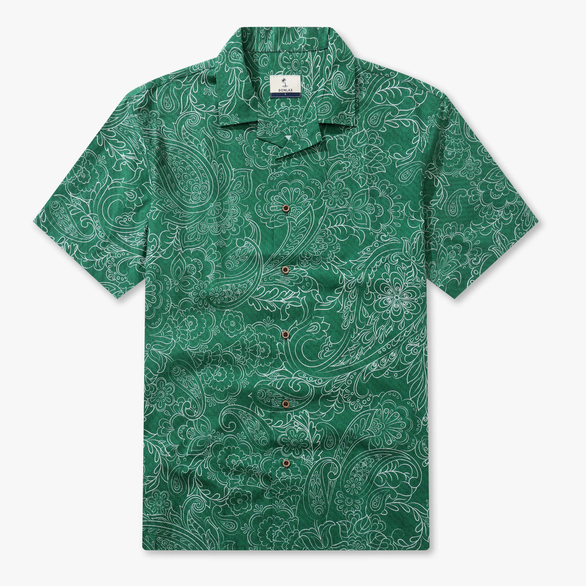 Cocoa Paisley Vintage Camp Shirt