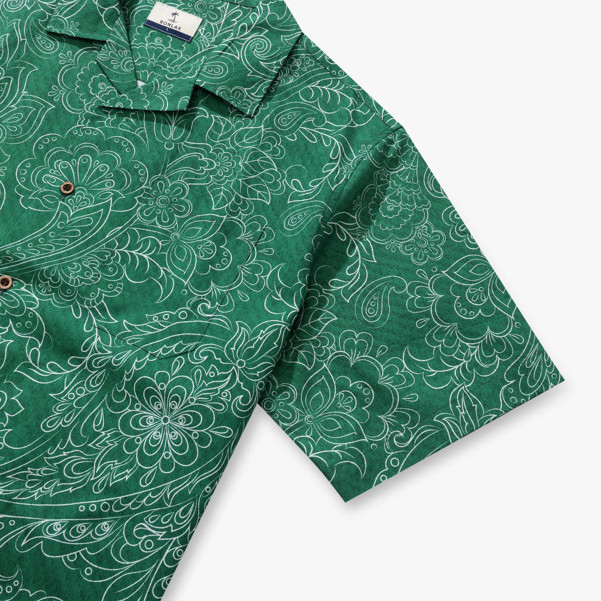 Cocoa Paisley Vintage Camp Shirt