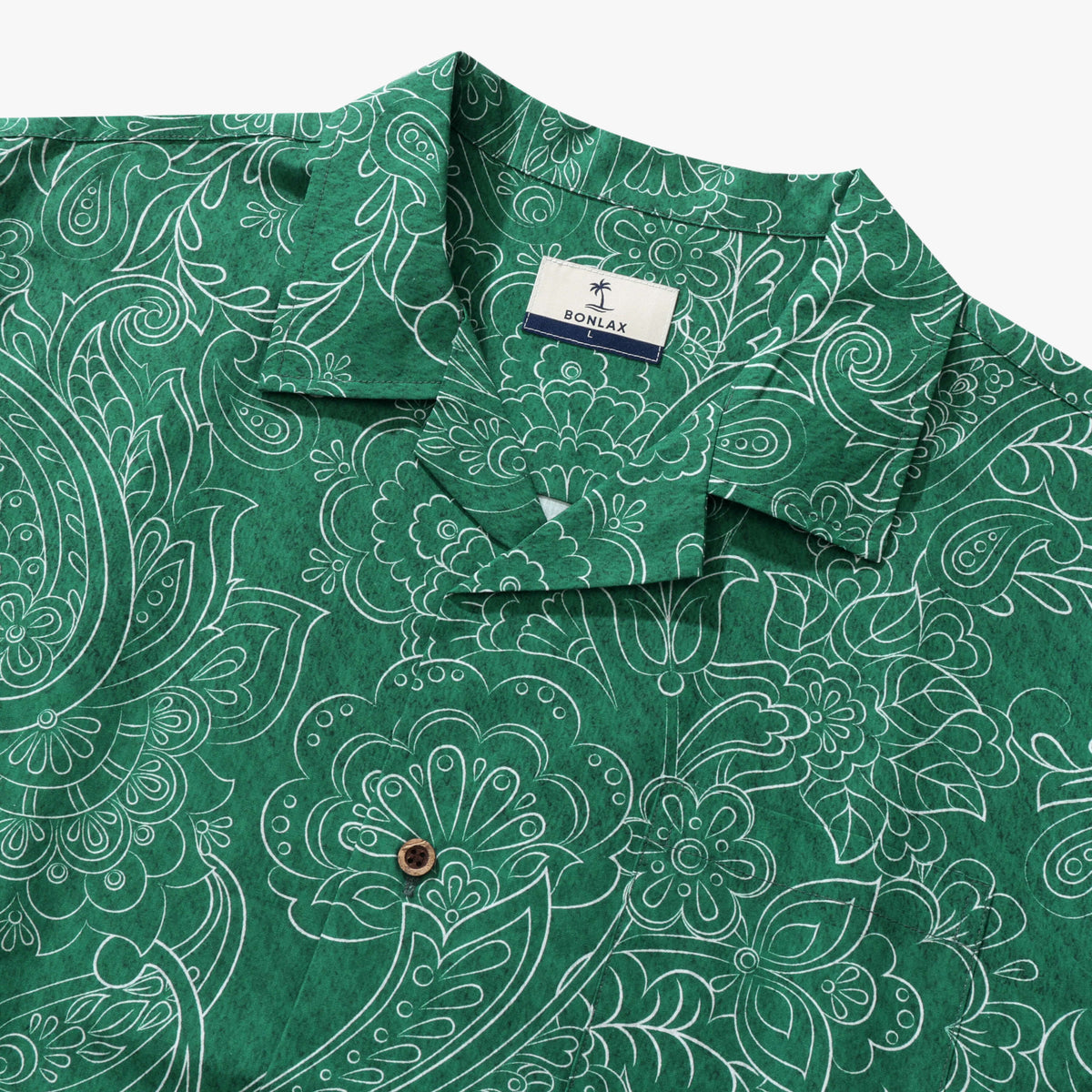 Cocoa Paisley Vintage Camp Shirt