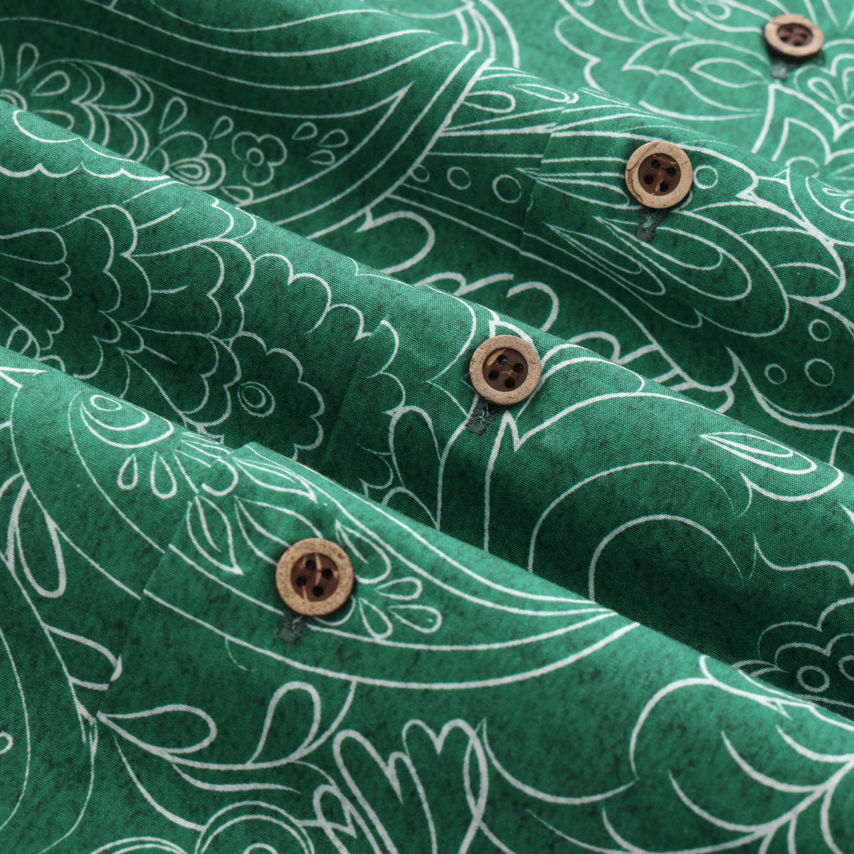 Cocoa Paisley Vintage Camp Shirt