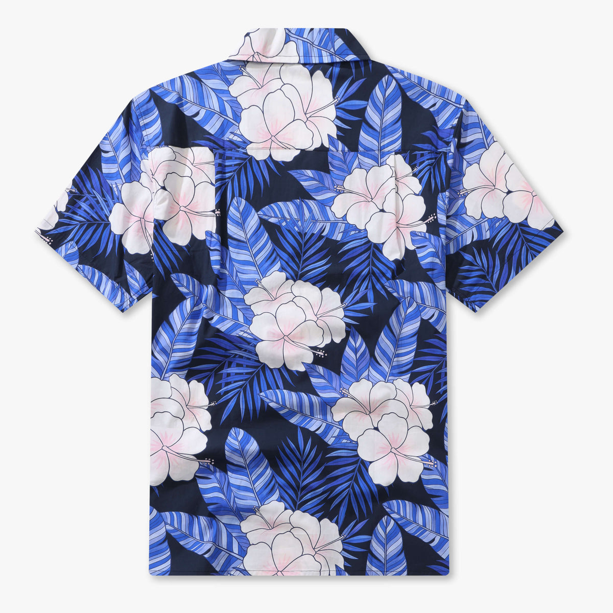 Moonlit Hibiscus Camp Shirt