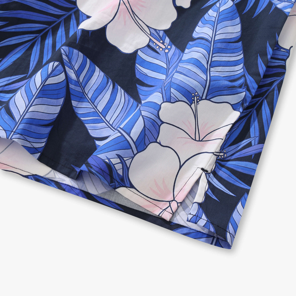 Moonlit Hibiscus Camp Shirt