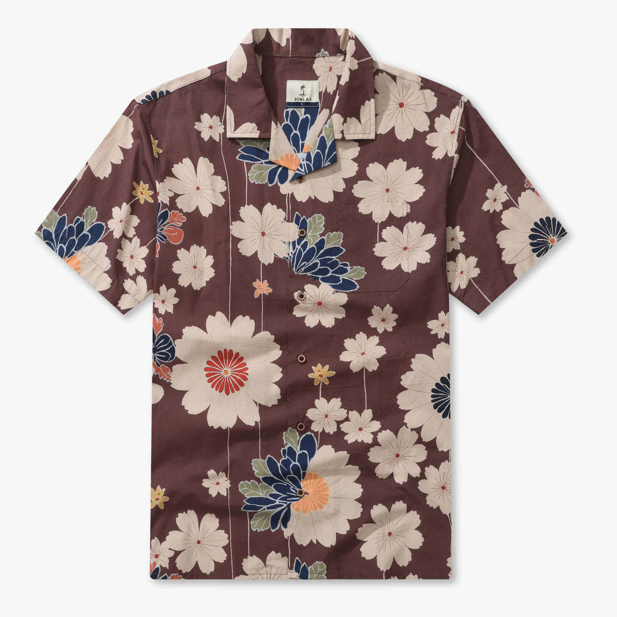 Midnight Petal Waltz Camp Shirt