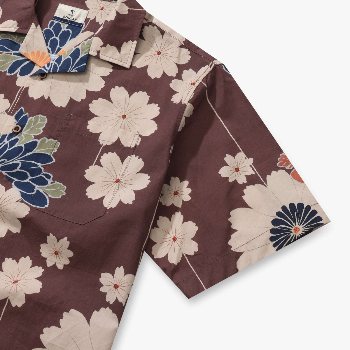 Midnight Petal Waltz Camp Shirt