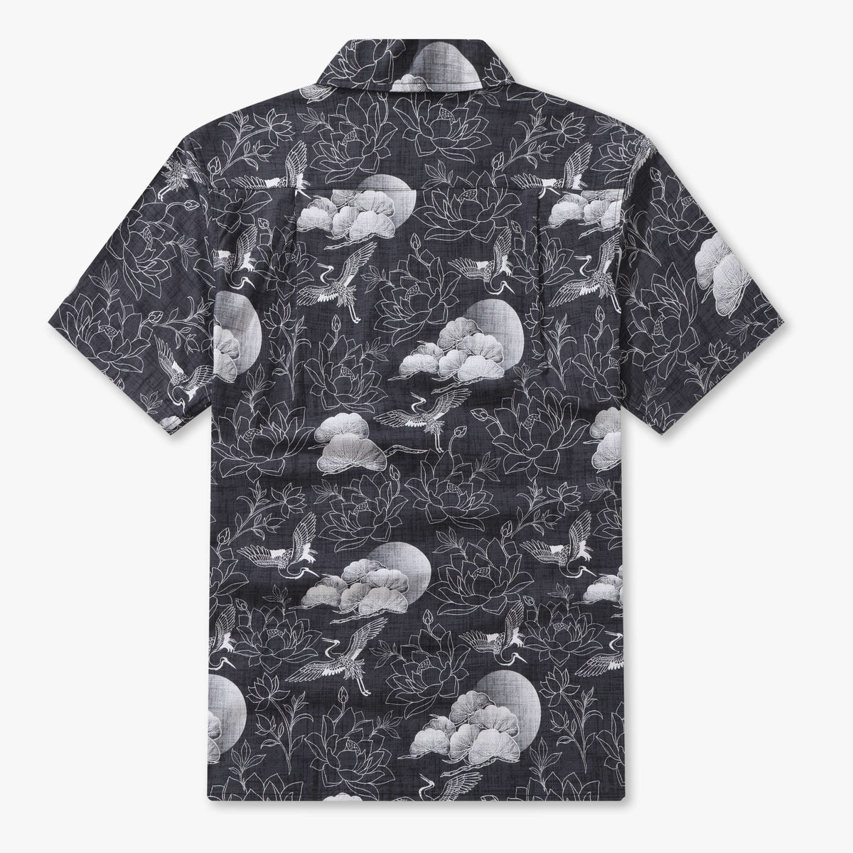 Ethereal Crane & Bloom Camp Shirt