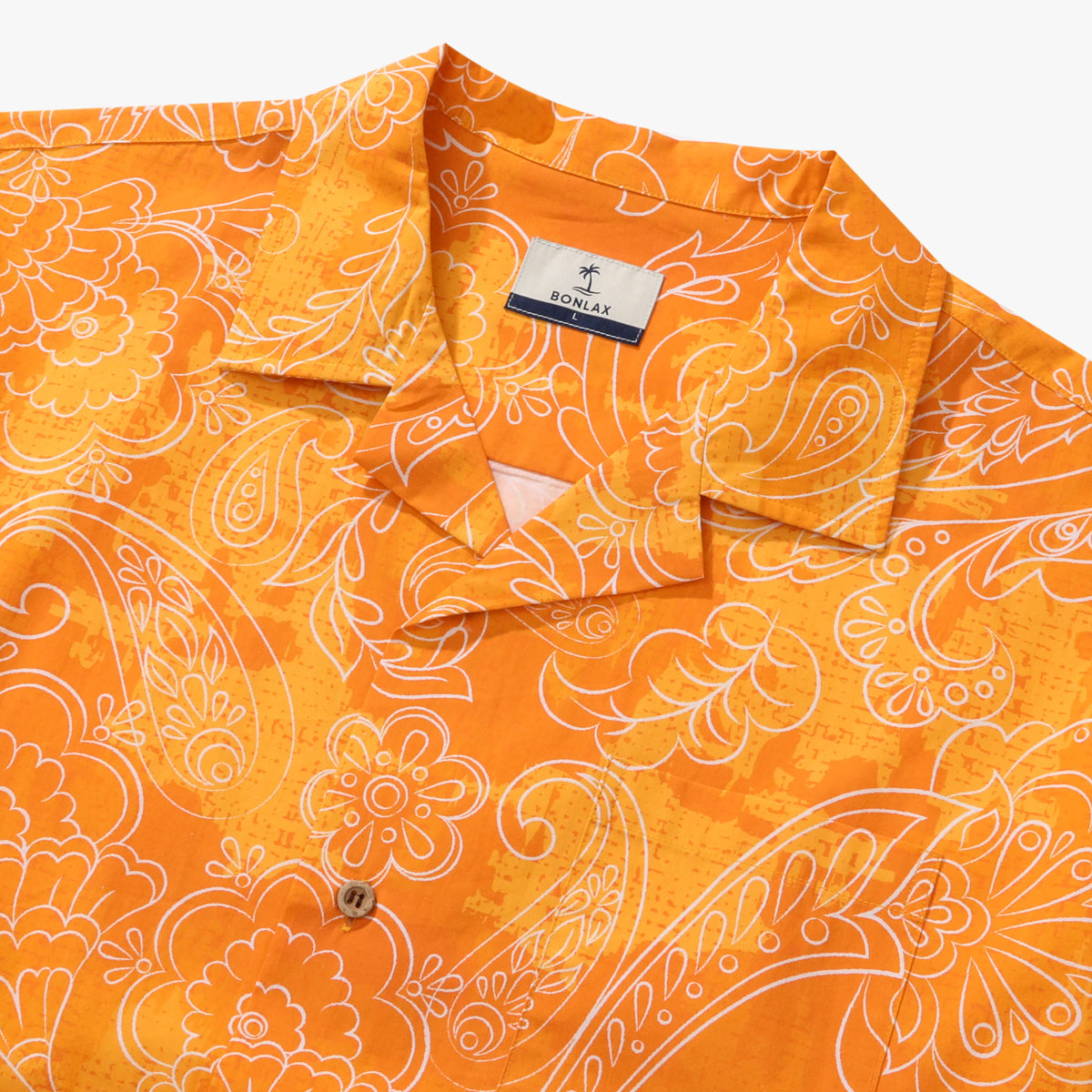 Cocoa Paisley Vintage Camp Shirt