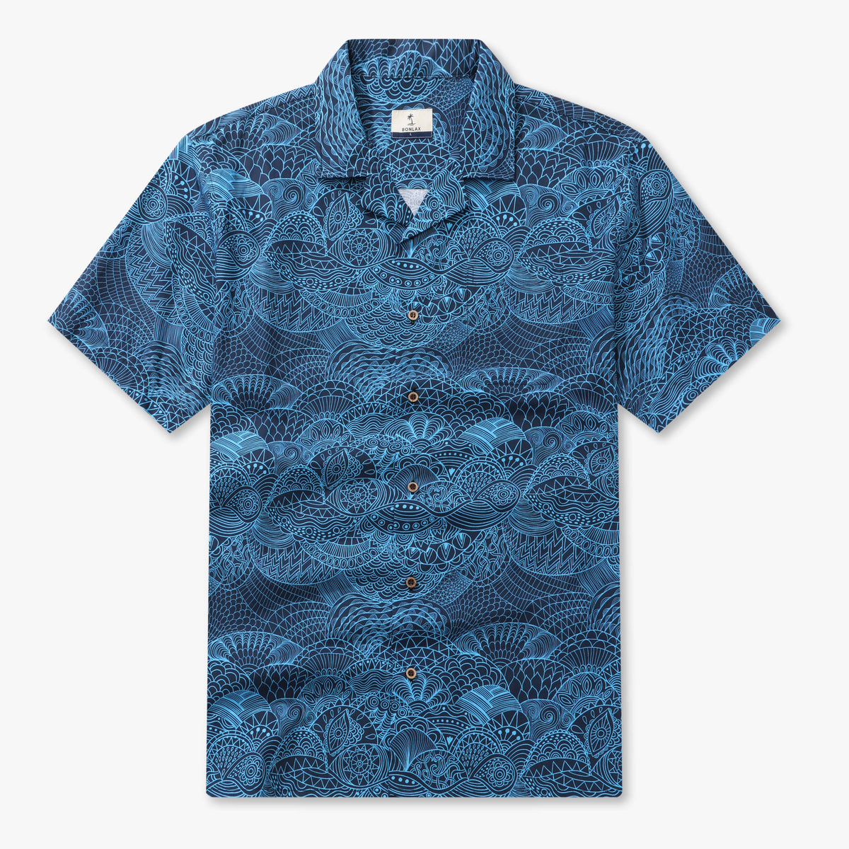 Abstract Lines Camp Shirt