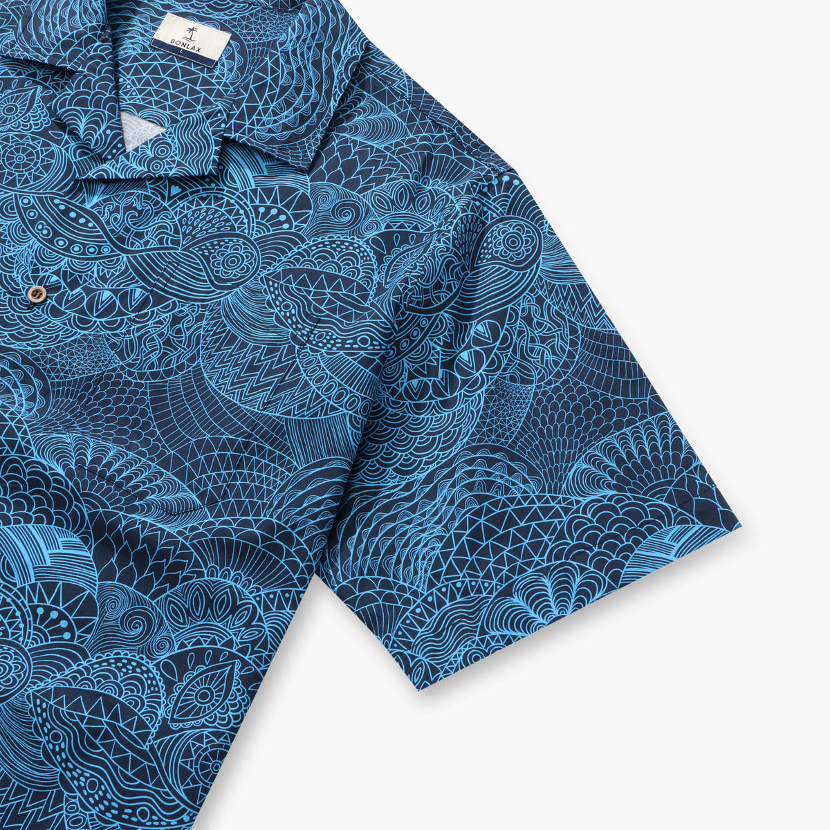 Abstract Lines Camp Shirt