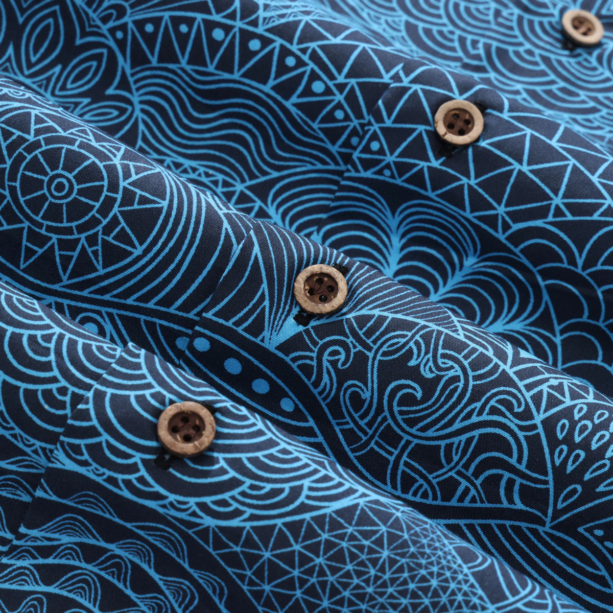 Abstract Lines Camp Shirt
