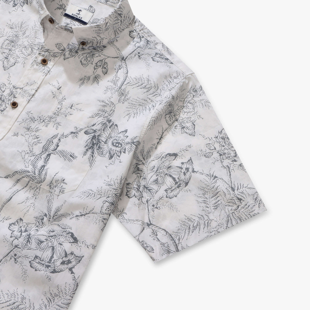 Monochromatic Botanical Toile