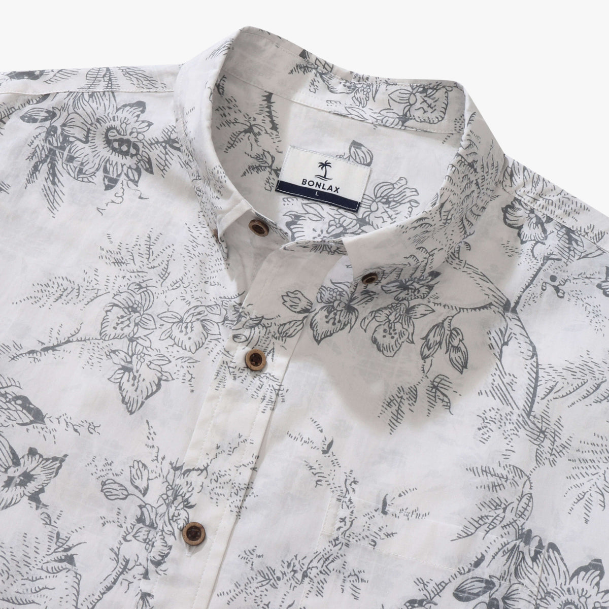 Monochromatic Botanical Toile