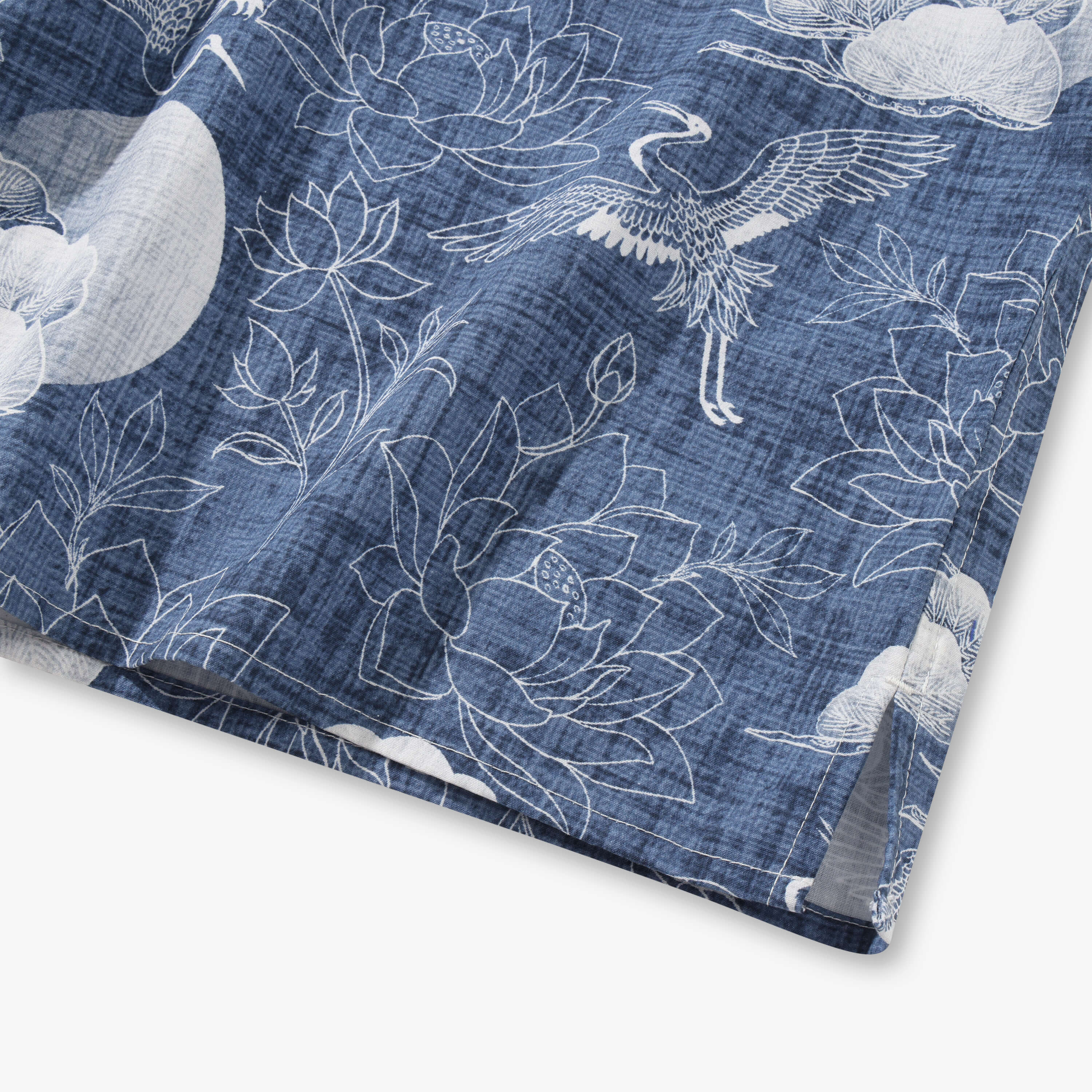 Ethereal Crane & Bloom Camp Shirt
