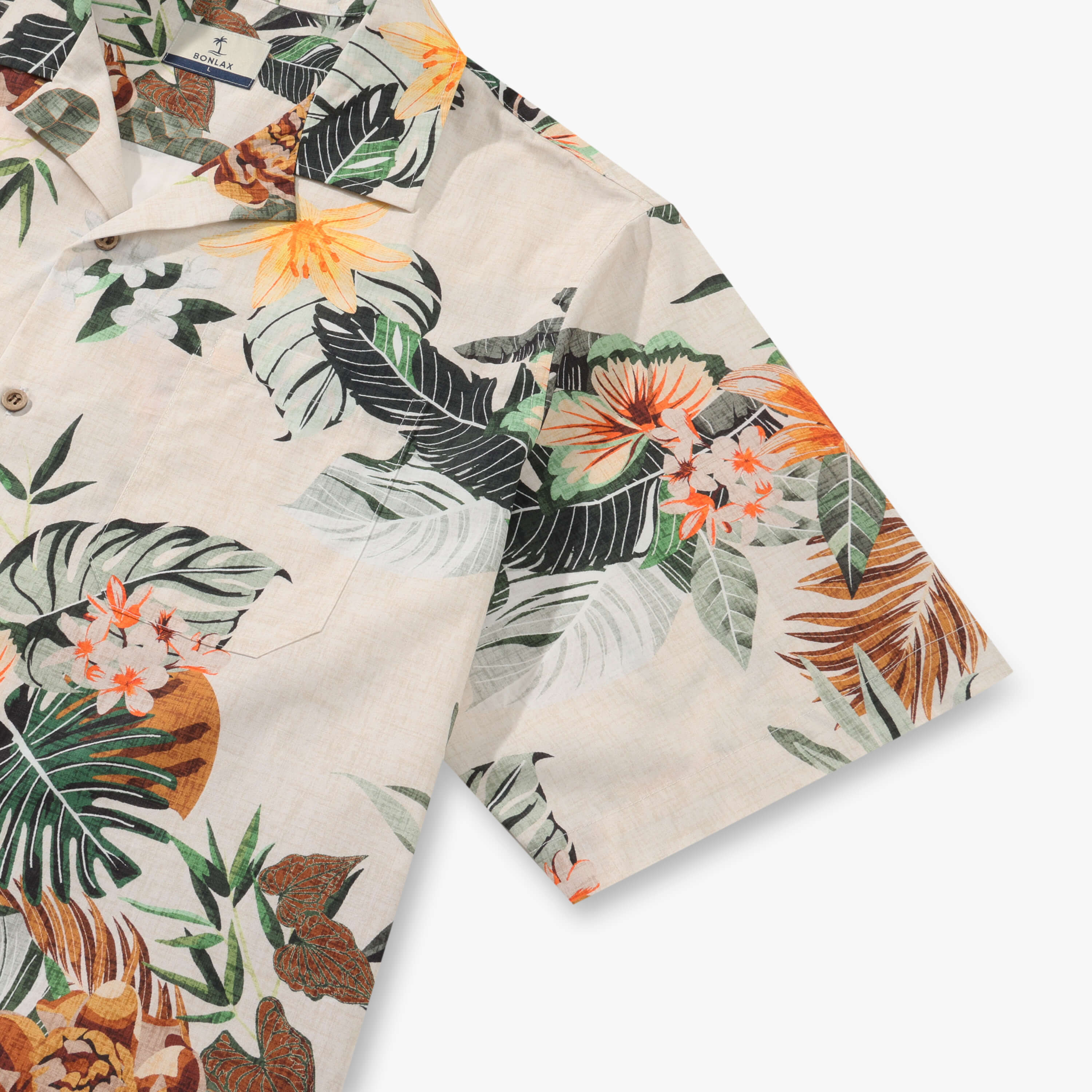 Lush Horizon Bloom Camp Shirt