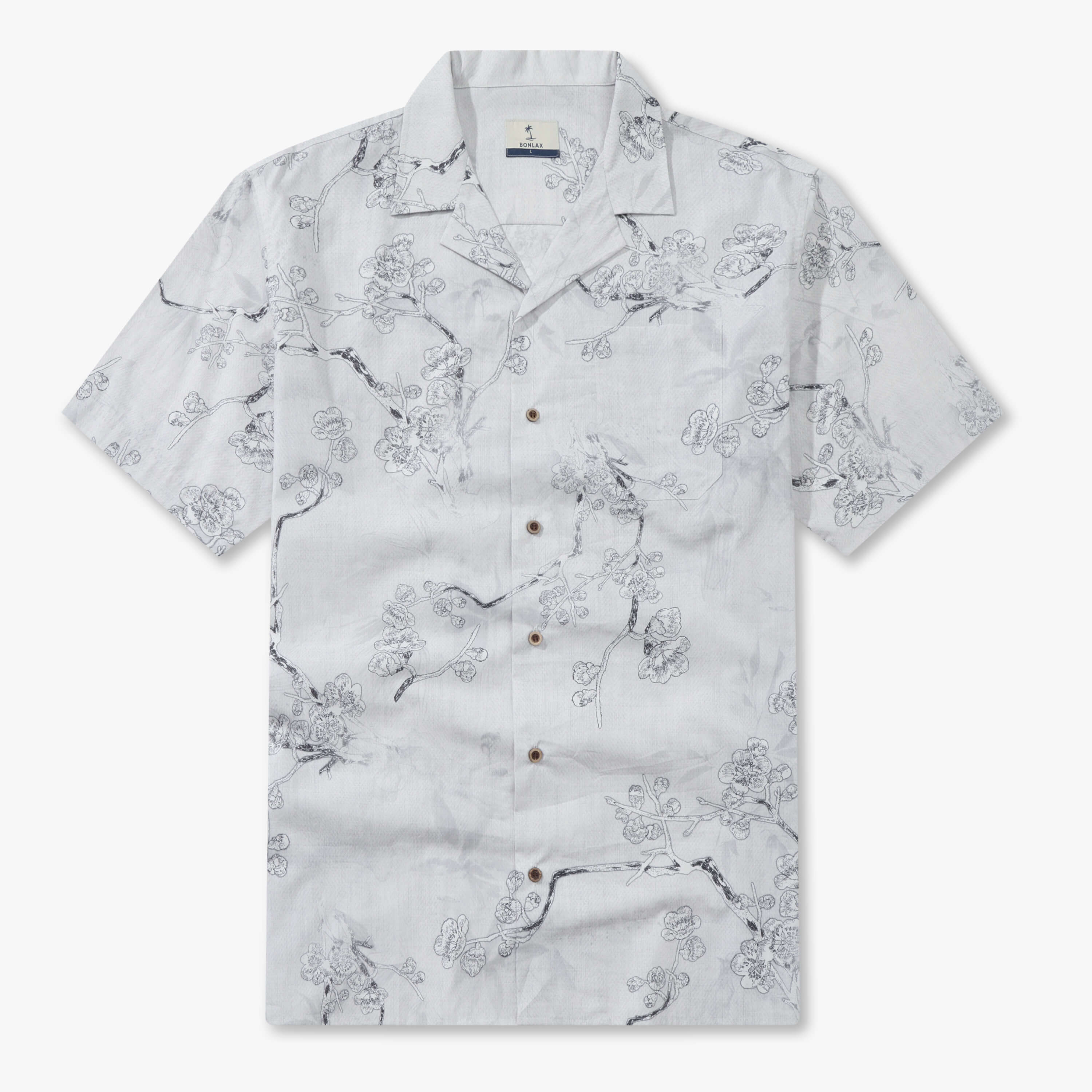 Vintage Edo Sakura Camp Shirt