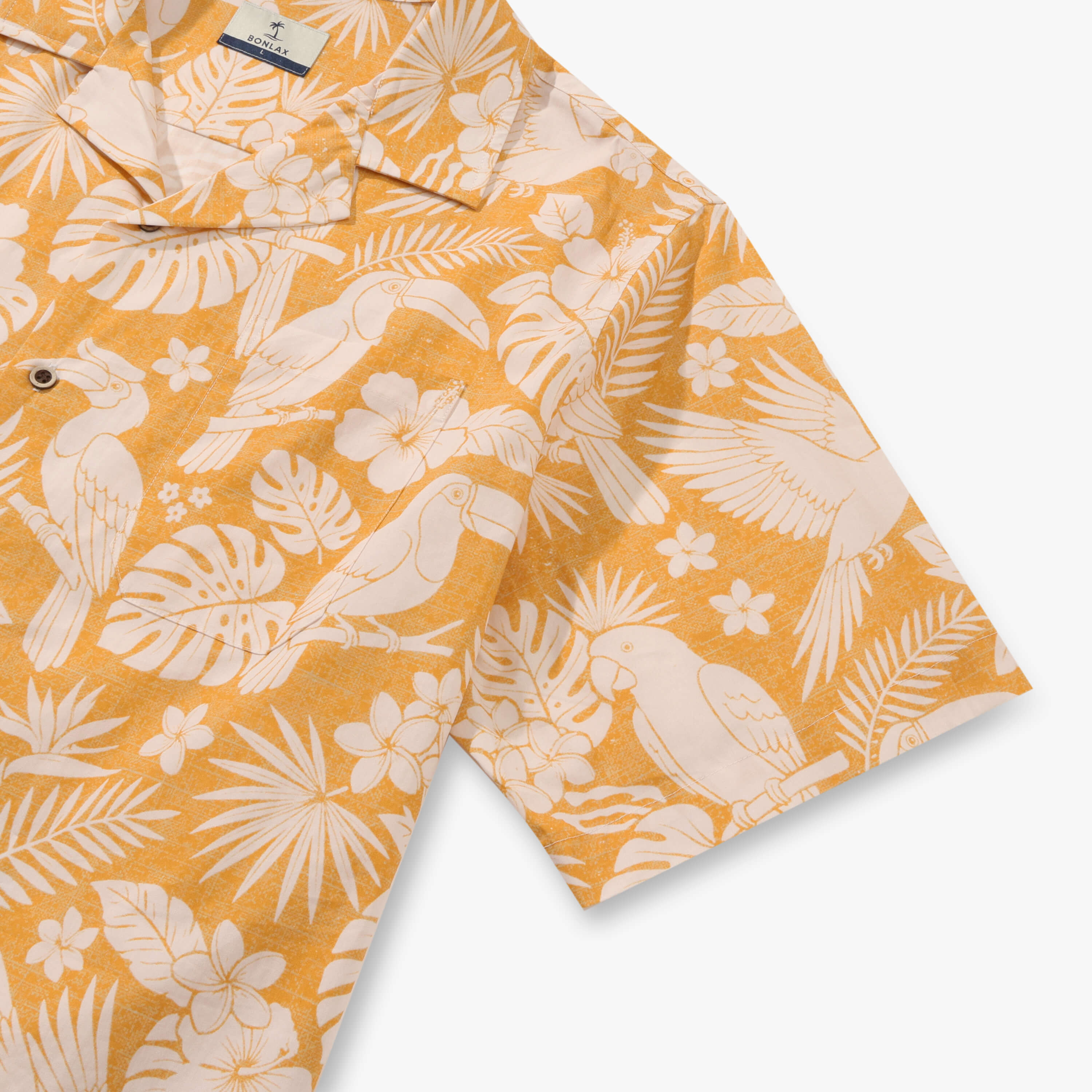 The Coastal Aviary Toile Camp Shirt