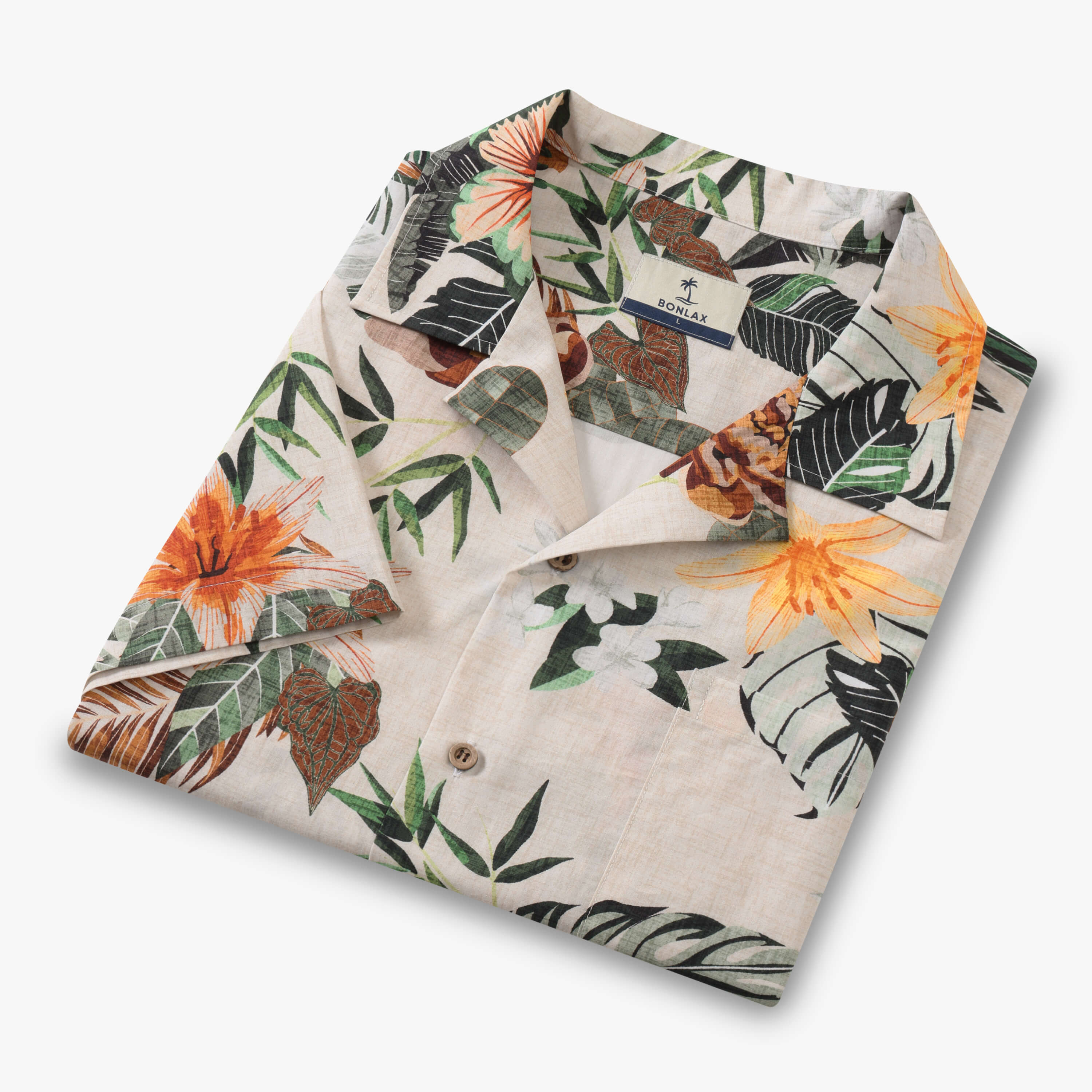 Lush Horizon Bloom Camp Shirt