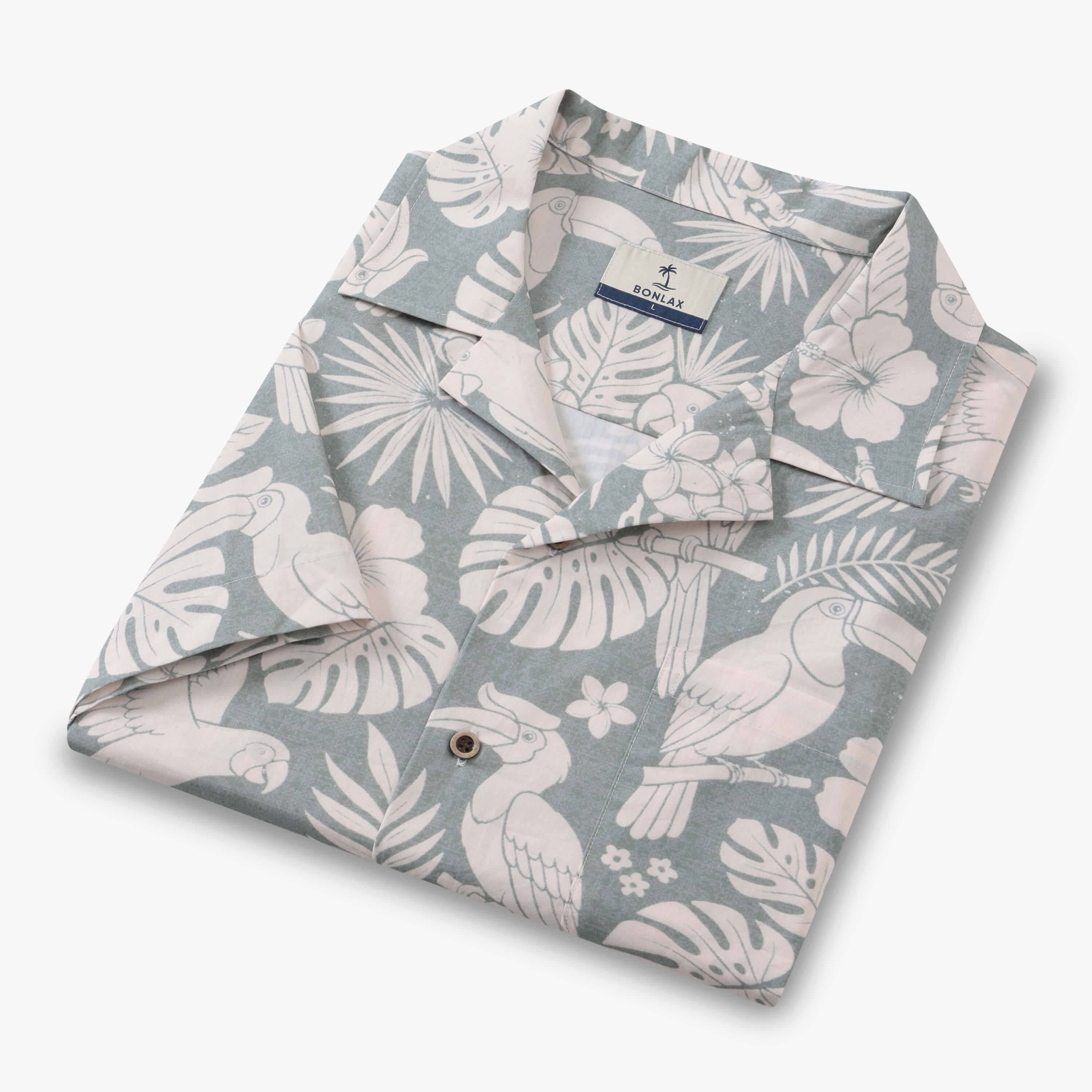 The Coastal Aviary Toile Camp Shirt