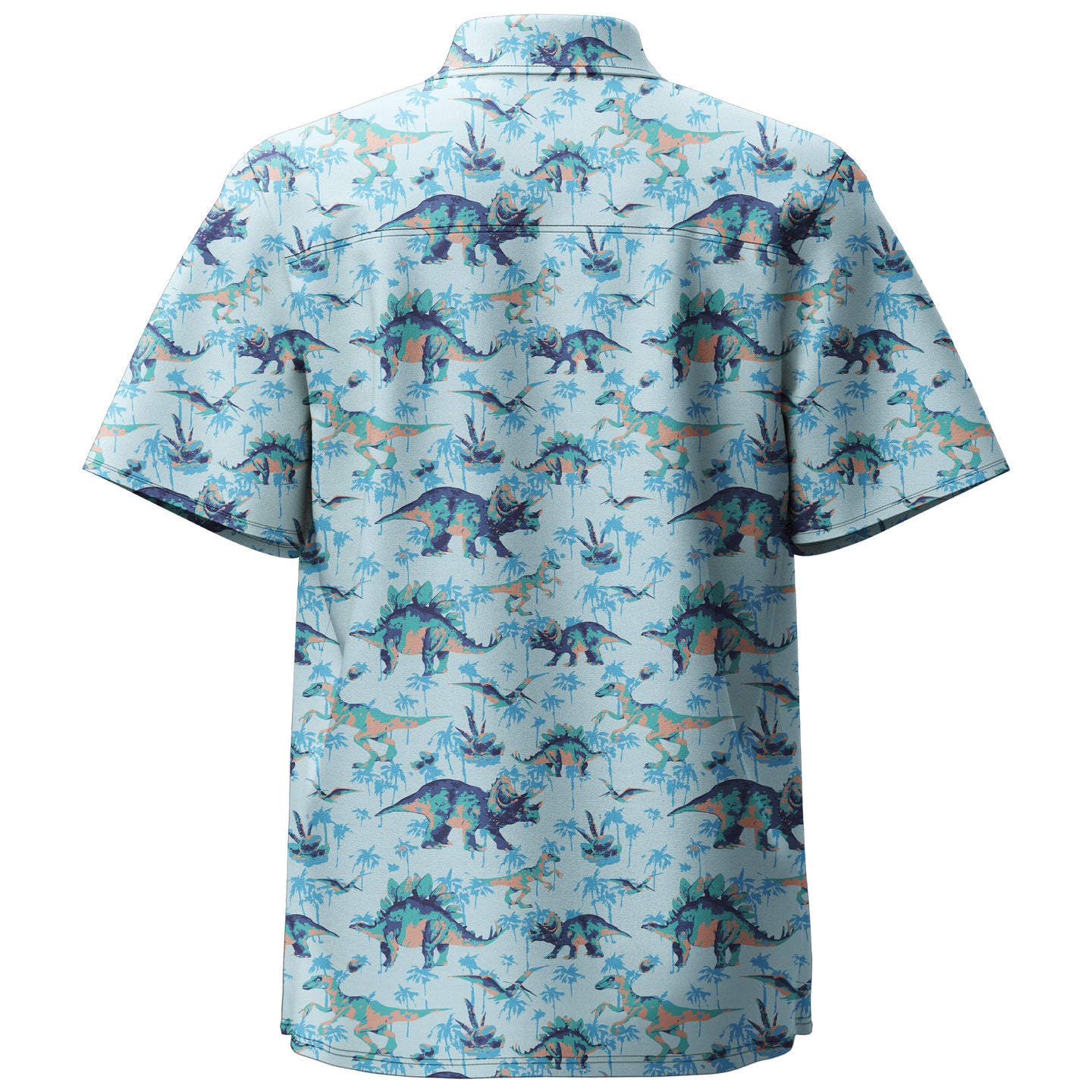 Dinosaur Print Hawaiian Shirt - Bonlax