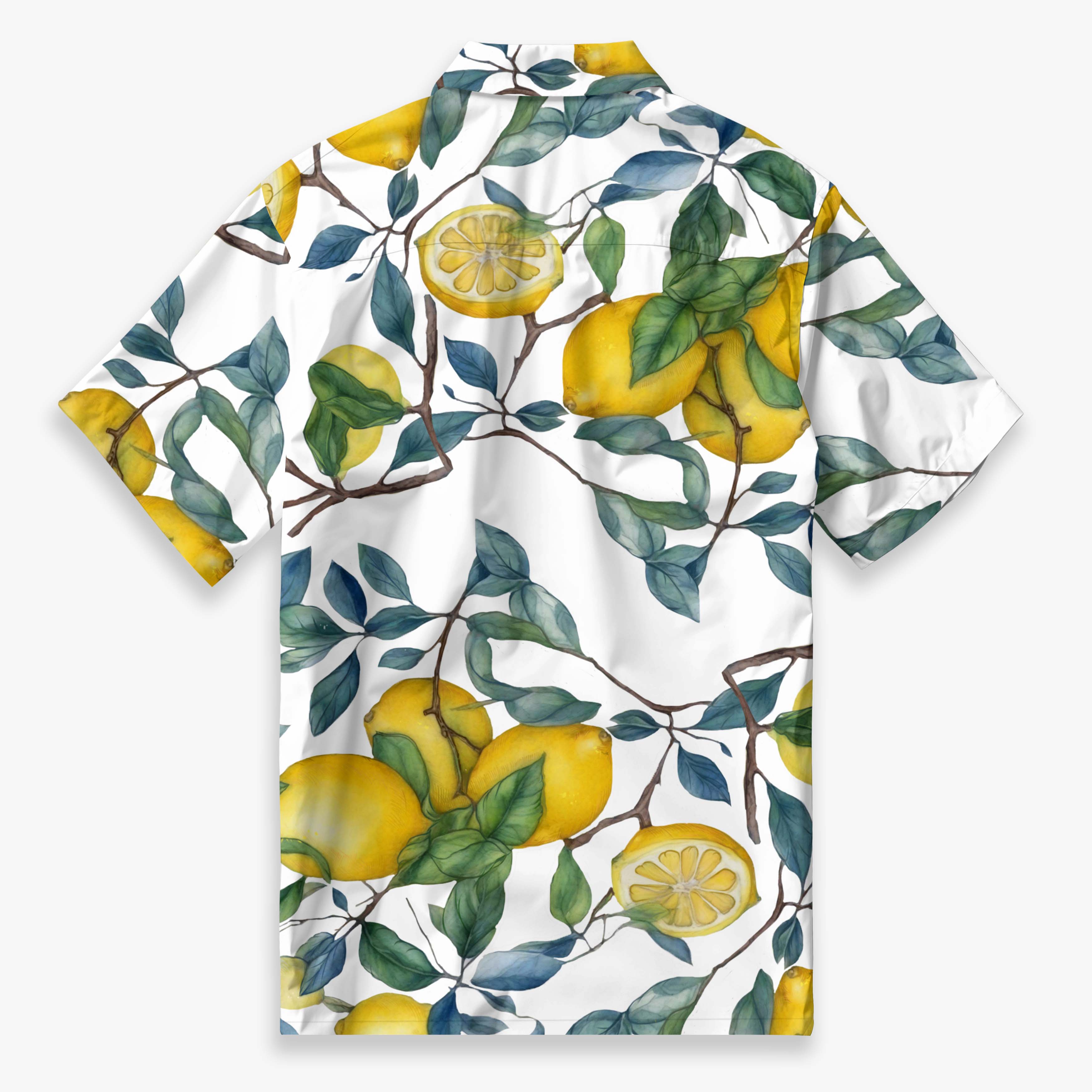 Lemon Artistic Camp Shirt