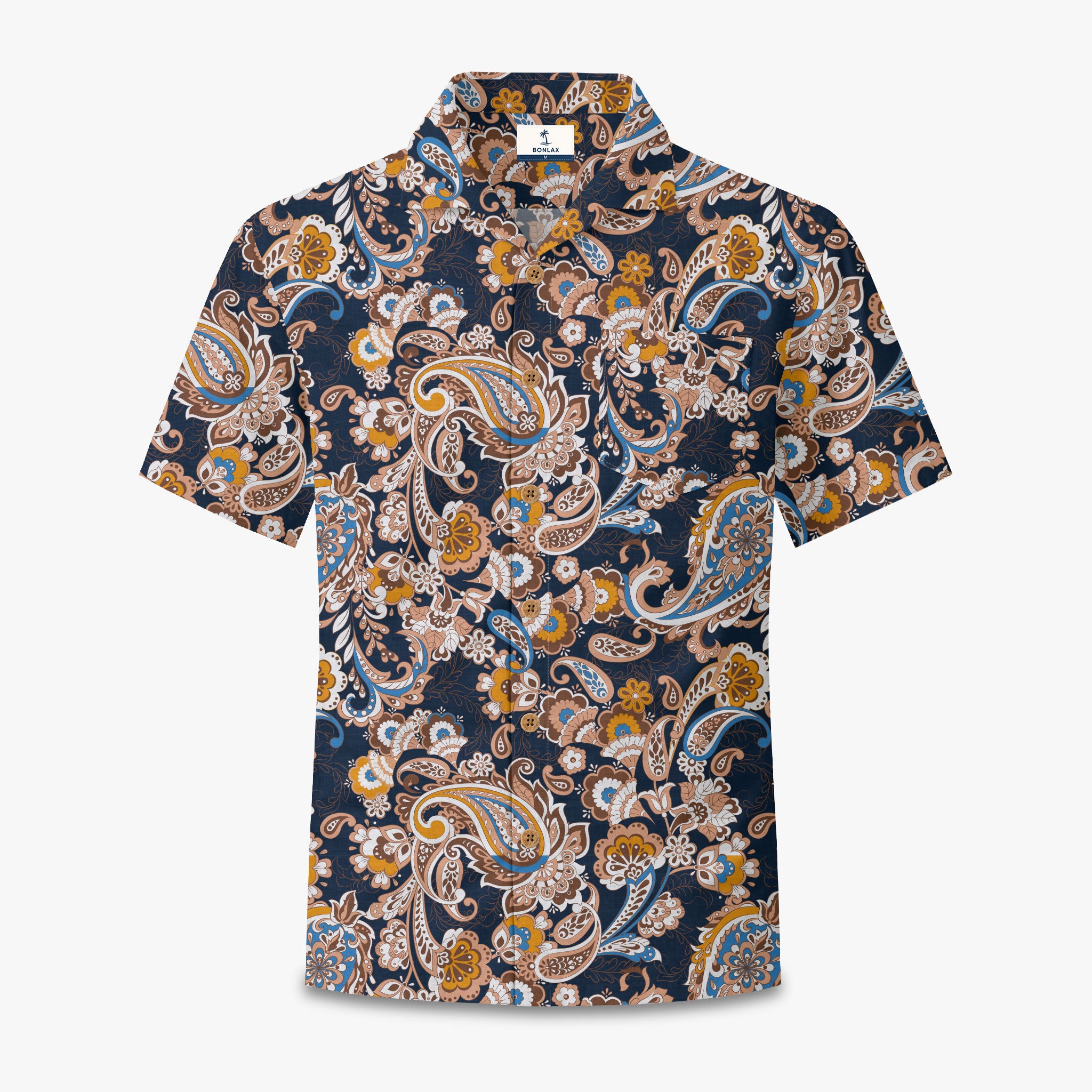 Bohemian Paisley Camp Shirt