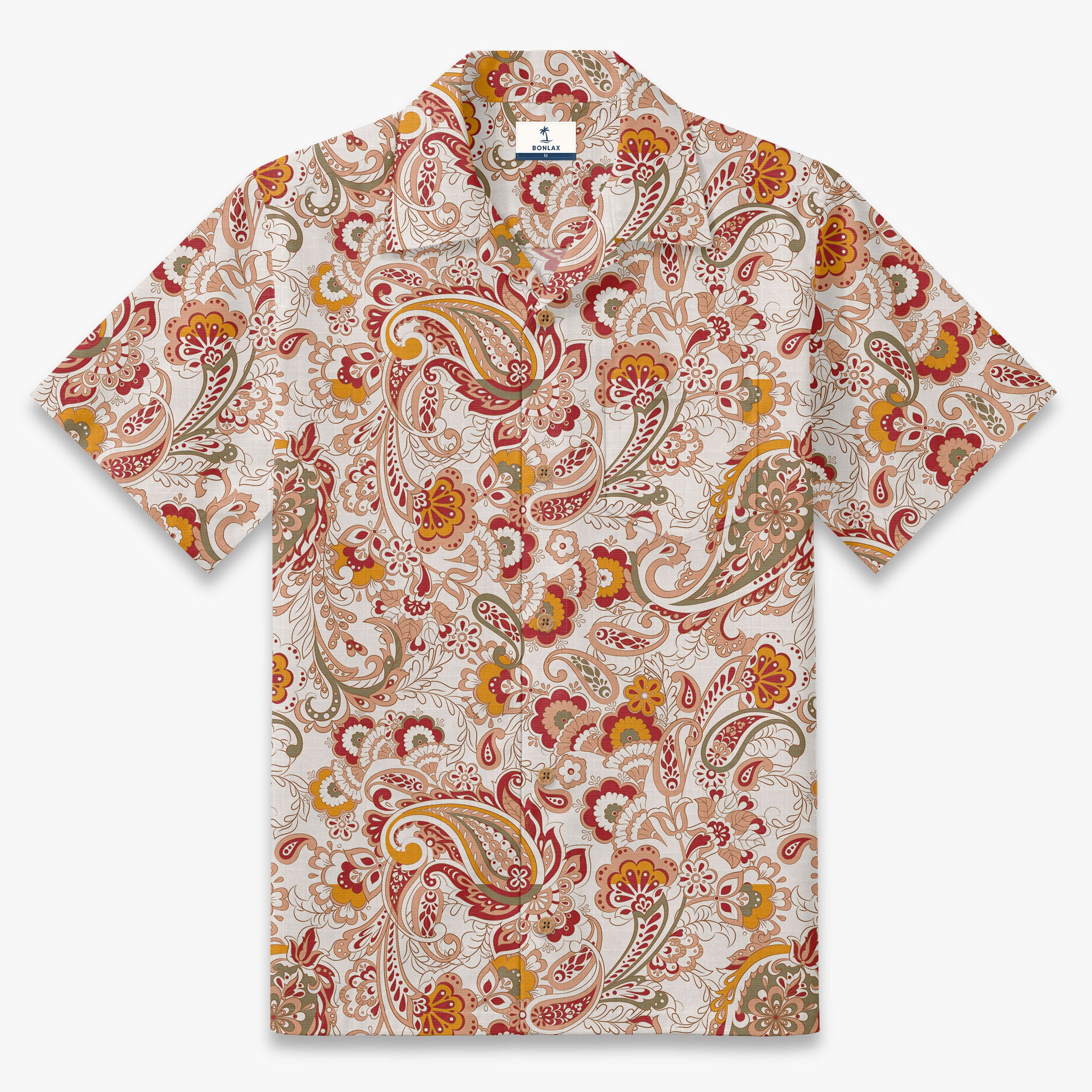 Bohemian Paisley Camp Shirt