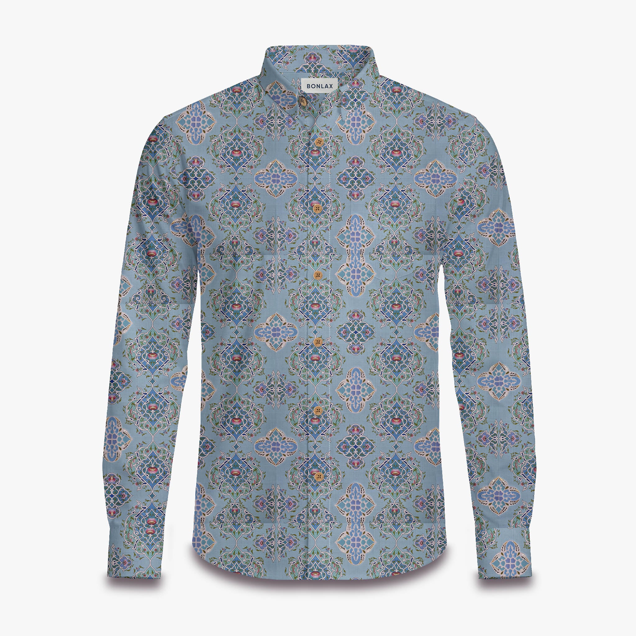 Ethnic Style Hollow Pattern Long Sleeve Shirt