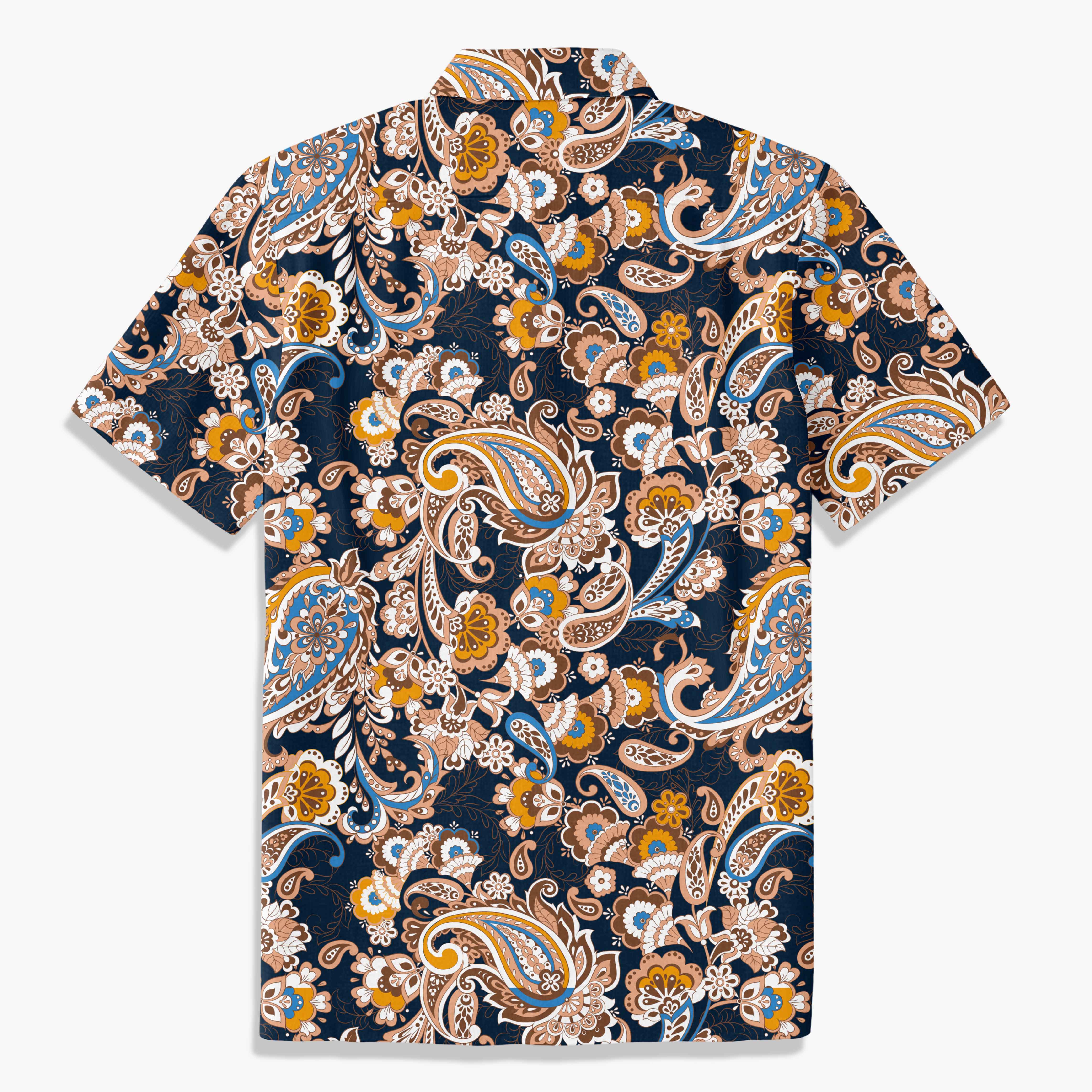 Bohemian Paisley Resort Shirt