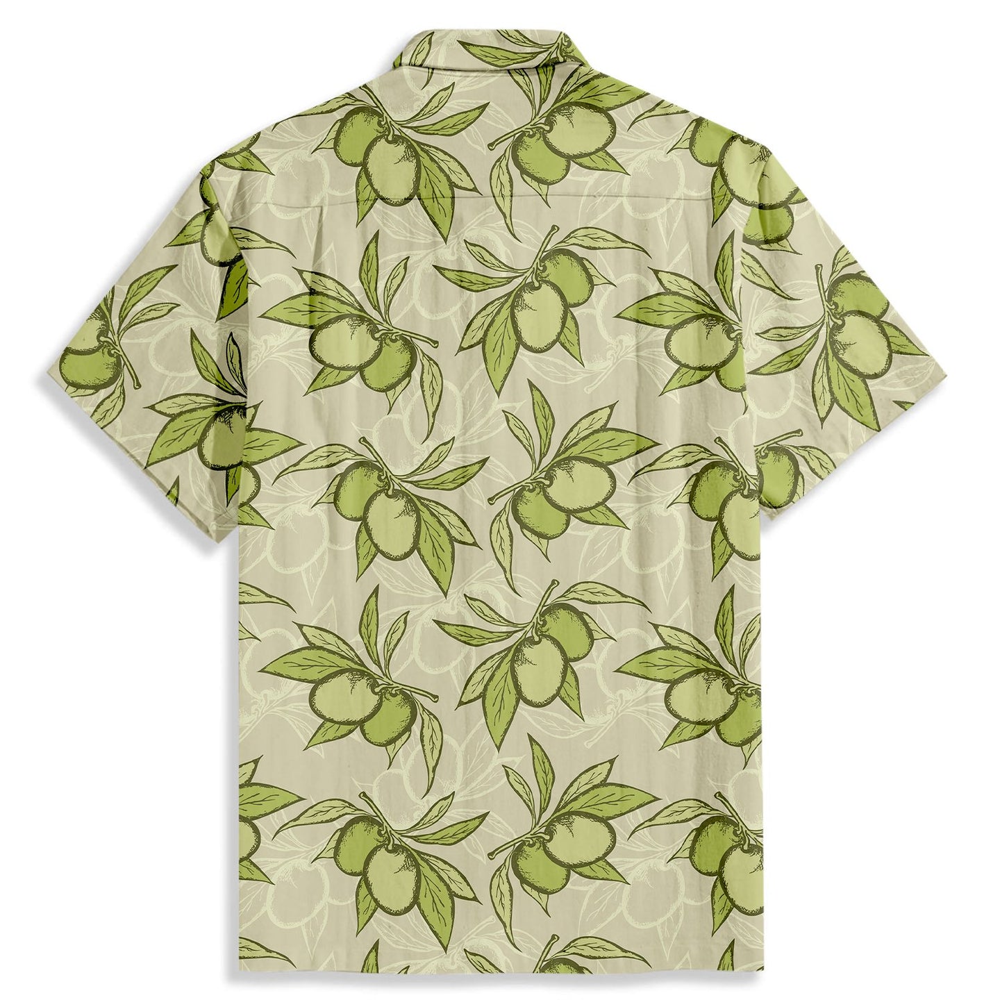 Olives Print Short Sleeve Shirt - Bonlax