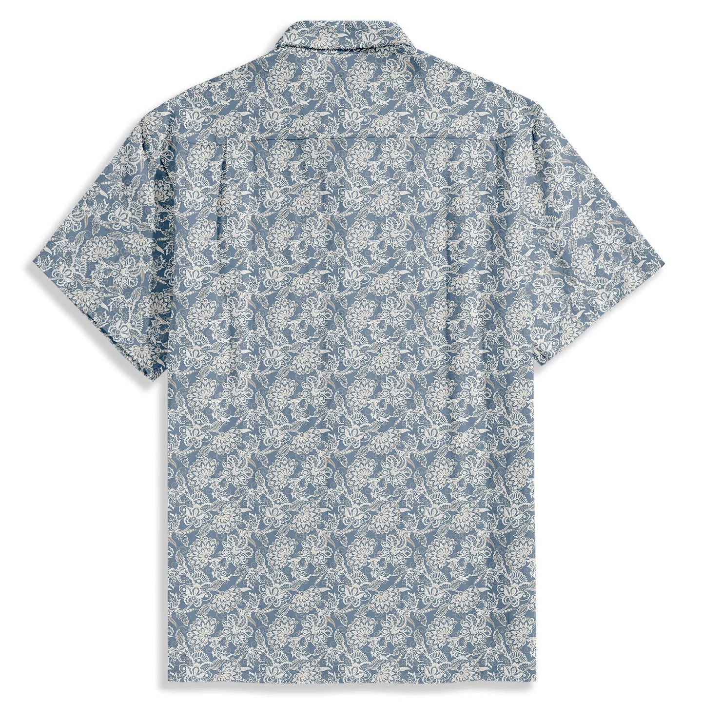 Ethnic Style Floral Short Sleeve Shirt - Bonlax