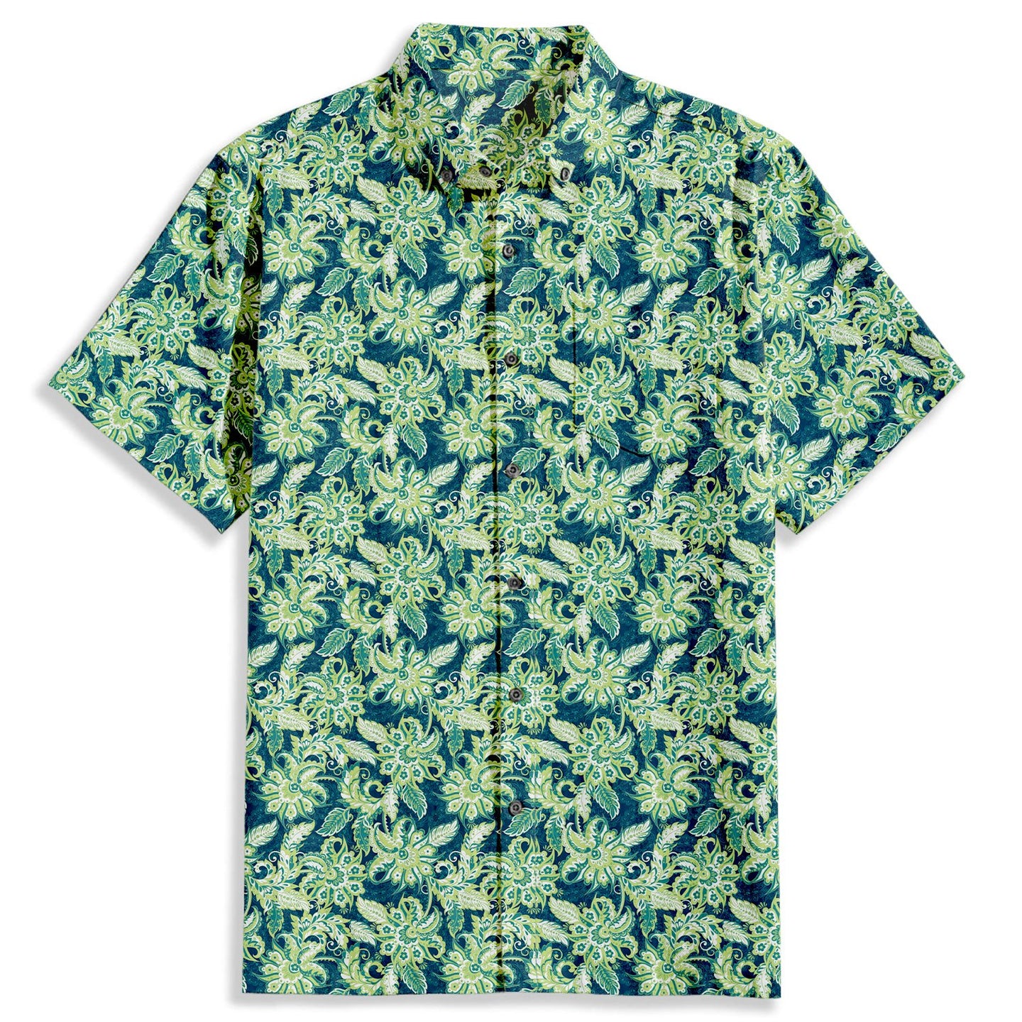 Ethnic Style Floral Short Sleeve Shirt - Bonlax