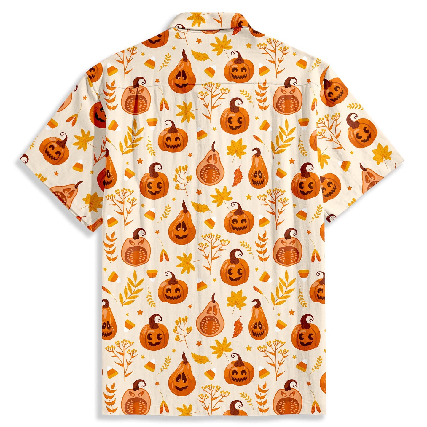 Halloween Funny Pattern Short Sleeve Shirt - Bonlax