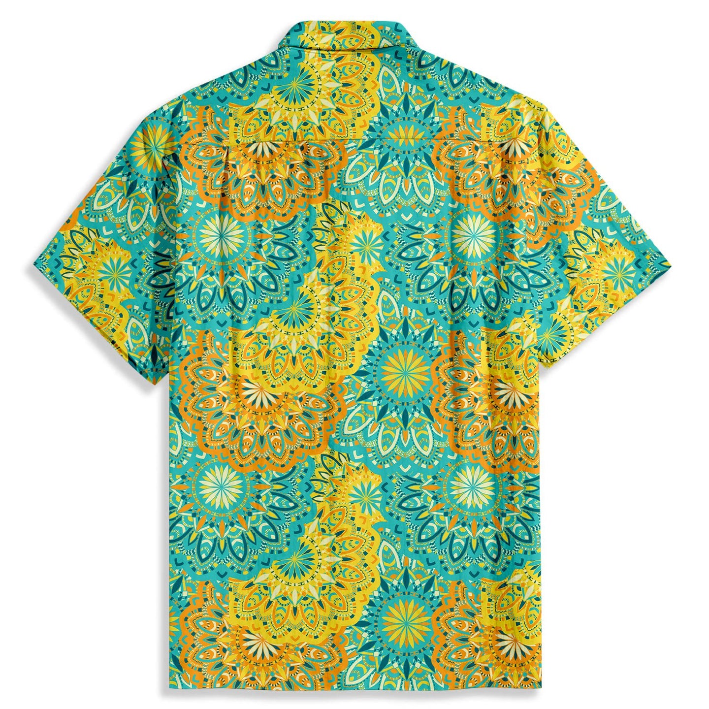 Moroccan Style Print Short Sleeve Shirt - Bonlax