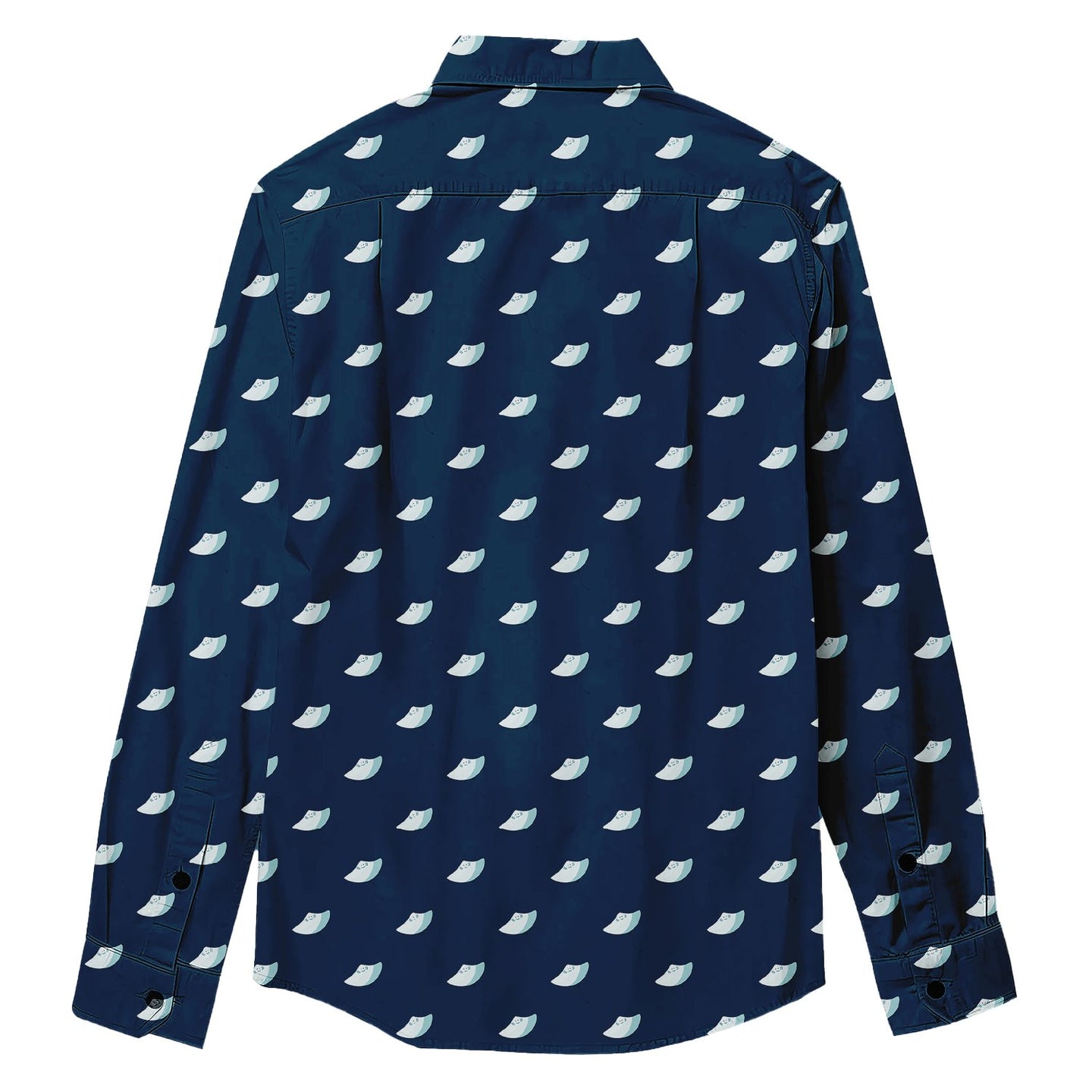 Stingray Print Long Sleeve Shirt - Bonlax