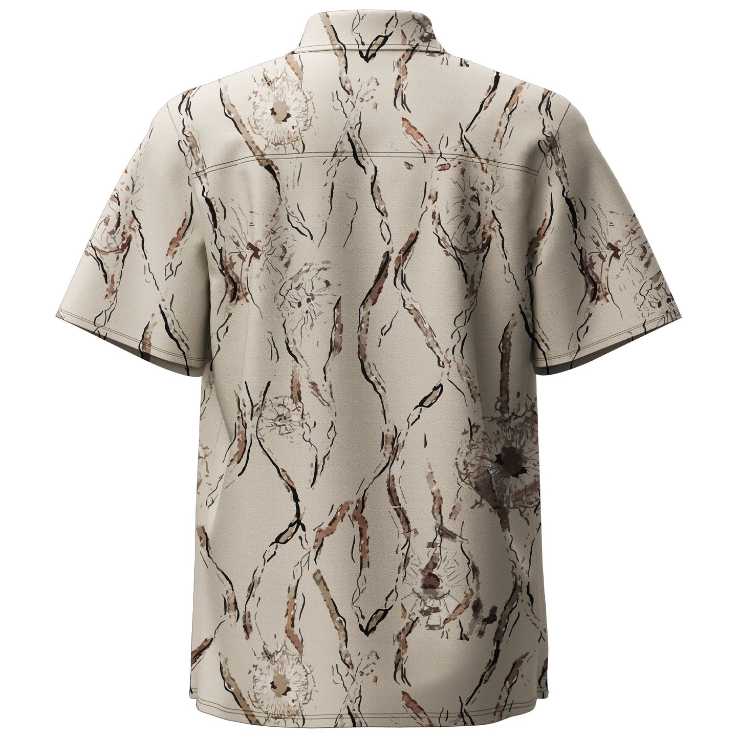 Cell Division Print Short Sleeve Shirt - Bonlax