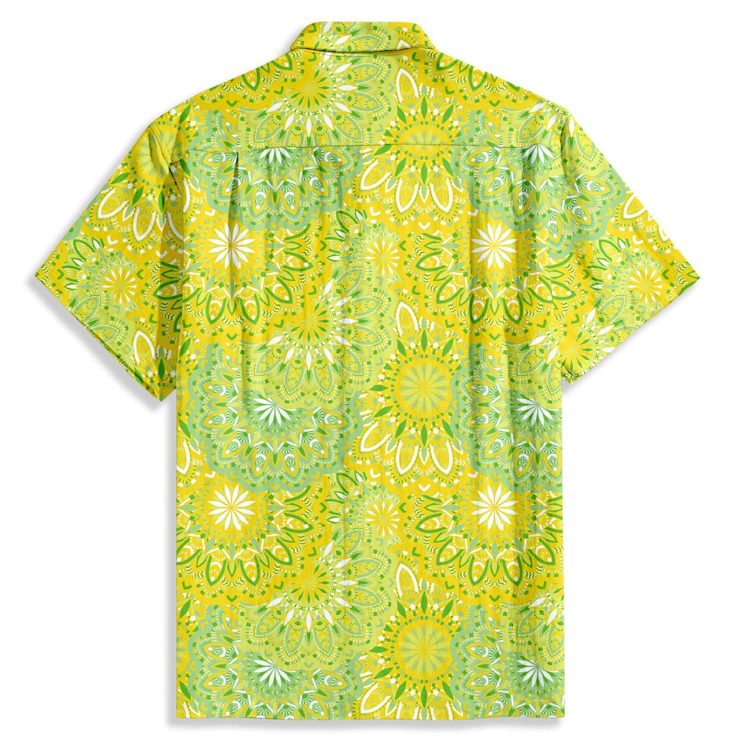 Tribal Decorative Print Short Sleeve Shirt - Bonlax