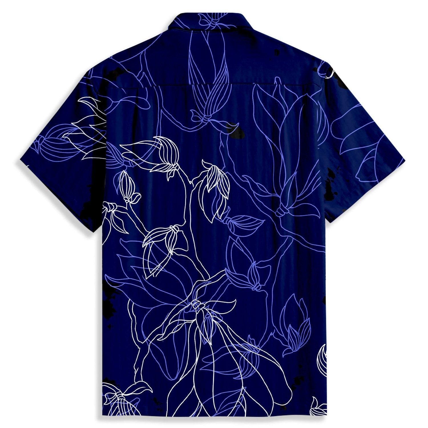 Japanese Hand-Painted Floral Shirt | Oversized Botanical Print
